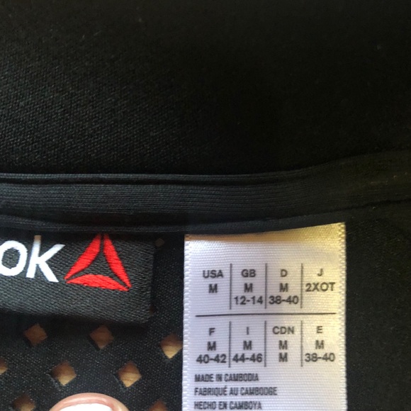 Rare Reebok Neoprene Perforated Bomber Jacket - Picture 5 of 6